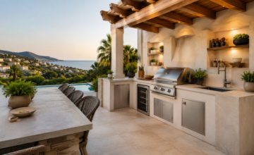 Transform your outdoor space into a stunning Costa Blanca entertainment area with a bespoke outdoor kitchen. Perfect for hosting family and friends, our outdoor kitchens combine premium materials, built-in BBQs, preparation areas, storage, and stylish seating to create the ultimate Mediterranean living experience. Designed to complement your home and make the most of the Costa Blanca sunshine, our custom outdoor kitchens are both practical and luxurious. Contact us today for a free design consultation and quote.